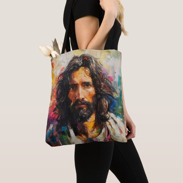 Jesus Christus Religion Farbe Tasche (Von Nahem)