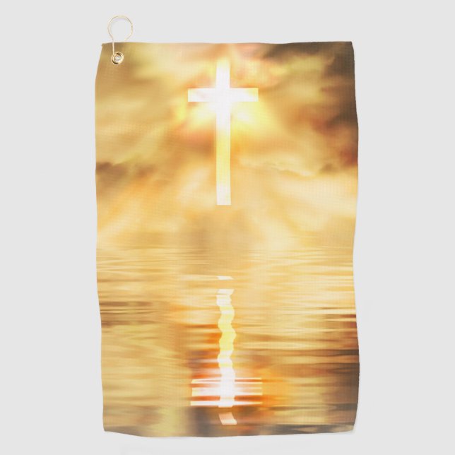 Jesus Christus Resurrecrecrecrecrecrected Golf Han Golfhandtuch (Vorderseite)