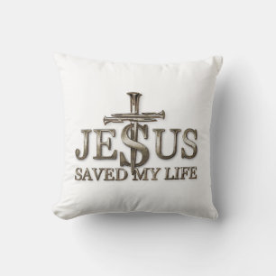 Jesus Christus Rettete mein Lebensgeschenk für Fra Kissen