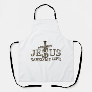 Jesus Christus Rettete mein Lebensgeschenk für Fra Schürze