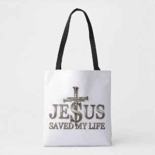 Jesus Christus Rettete mein Lebensgeschenk für Fra Tasche
