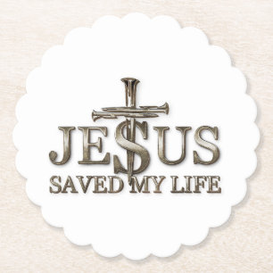 Jesus Christus Rettete mein Lebensgeschenk für Fra Untersetzer