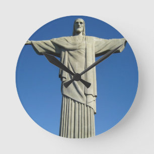 Jesus Christus Runde Wanduhr
