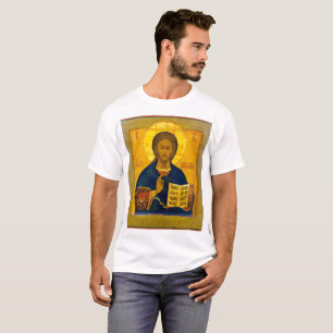 Jesus Christus-Russe-Ikone T-Shirt