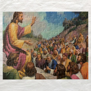 Jesus Christus Sermon auf dem Berg, Vintage Religi