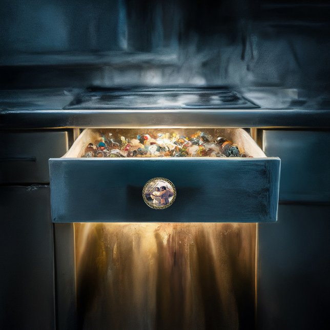 Jesus Christus Taufe Bild eins Keramikknauf (Von Creator hochgeladen)