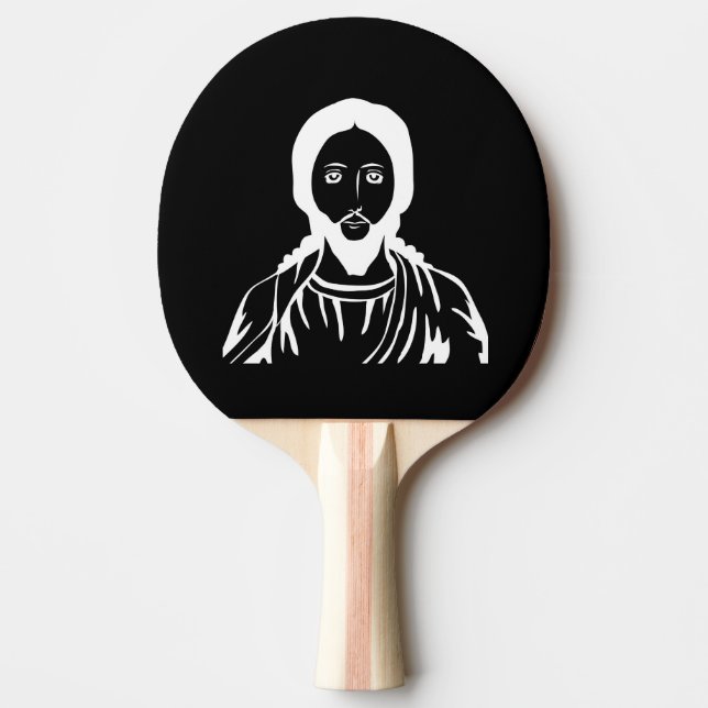 Jesus Christus Tischtennis Schläger (Vorderseite)
