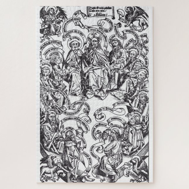 Jesus Christus und 12 Apostel (Vertikal)