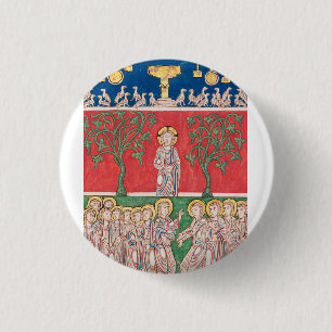Jesus Christus und 12 Apostel Button