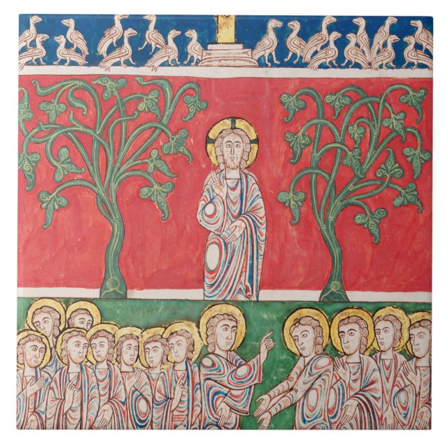 Jesus Christus und 12 Apostel Fliese (Vorderseite)
