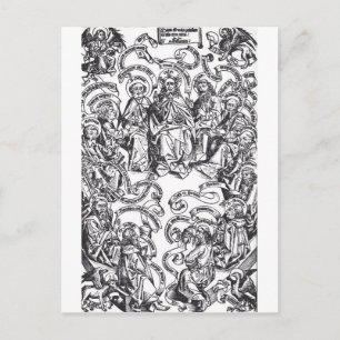 Jesus Christus und die 12 Apostel Postkarte