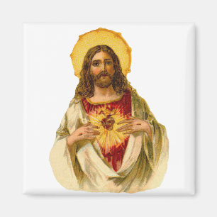 Jesus Christus unser Lord Sacred Heart Magnet