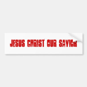 JESUS CHRISTUS UNSER RETTER-AUTOAUFKLEBER AUTOAUFKLEBER
