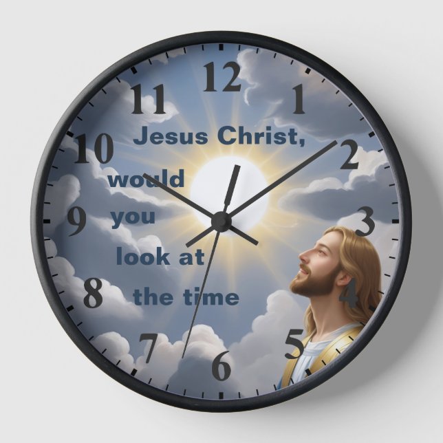 Jesus Christus würde Sie sich die Zeit Christlich  Uhr (Vorderseite)