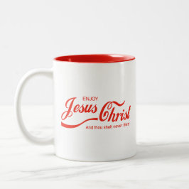 Jesus Christus Zweifarbige Tasse
