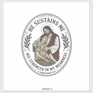 Jesus Chronische Krankheit Ermutigung T-Shirt Insp Aufkleber