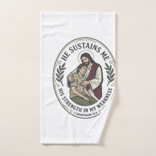Jesus Chronische Krankheit Ermutigung T-Shirt Insp Handtuch