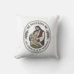 Jesus Chronische Krankheit Ermutigung T-Shirt Insp Kissen