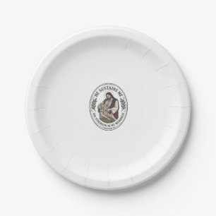 Jesus Chronische Krankheit Ermutigung T-Shirt Insp Pappteller