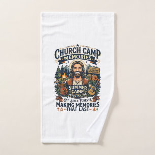 Jesus Church Camp VBS Nostalgie-Shirt Glaube basie Handtuch