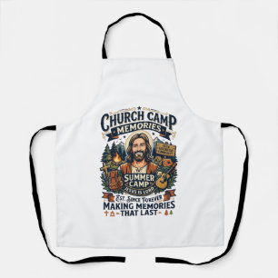 Jesus Church Camp VBS Nostalgie-Shirt Glaube basie Schürze
