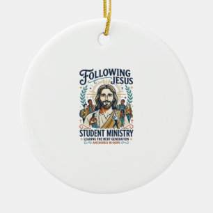 Jesus Church Merch Jugendcamp-Shirt Glaube Ba Keramik Ornament