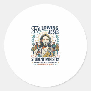 Jesus Church Merch Jugendcamp-Shirt Glaube Ba Runder Aufkleber