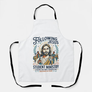Jesus Church Merch Jugendcamp-Shirt Glaube Ba Schürze