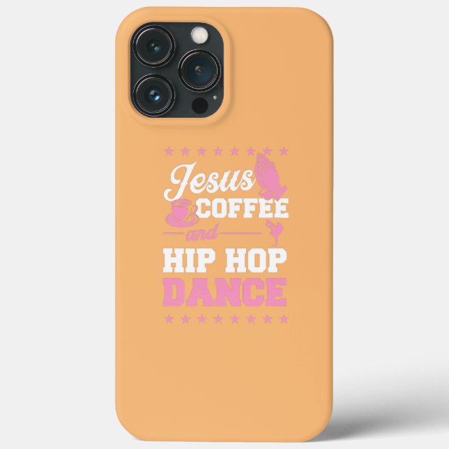 Jesus Coffee and Hip Hop Tanz Christlich Case-Mate iPhone Hülle (Rückseite)