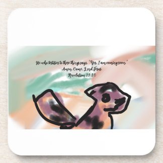 jesus coming  getränkeuntersetzer