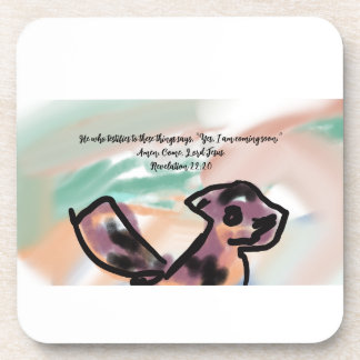 jesus coming  getränkeuntersetzer