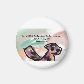 jesus coming  magnet