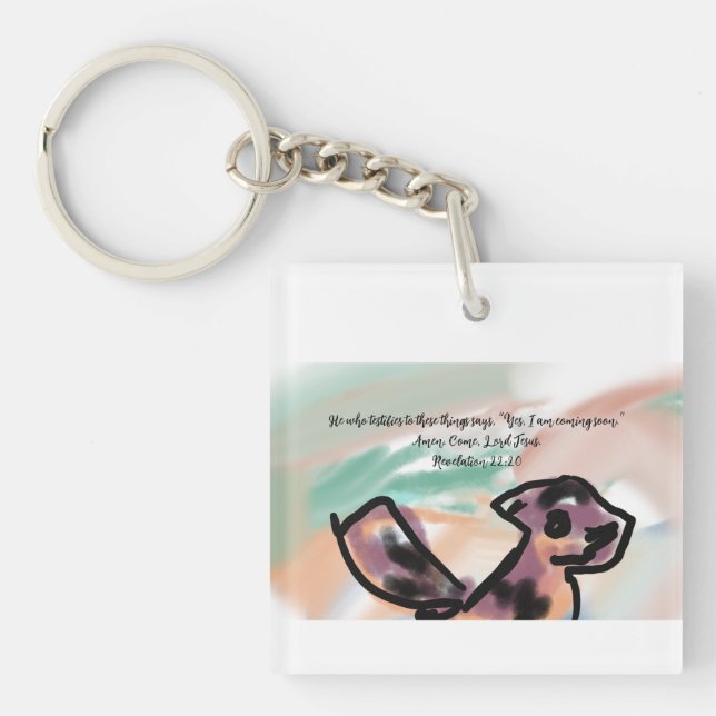 jesus coming  schlüsselanhänger (Vorderseite)