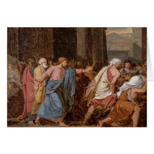 Jésus conduisant les négociants par le temple