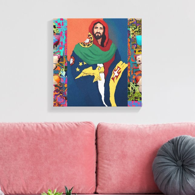Jesus Cristo Leinwanddruck (Insitu (Wohnzimmer))