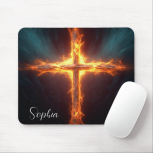 Jesus Cross Art Jesus Cross Illustration Mousepad