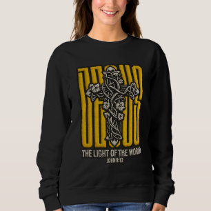 Jesus Cross bestickt Sweatshirt