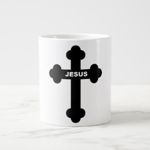 JESUS CROSS Jumbo-Tasse