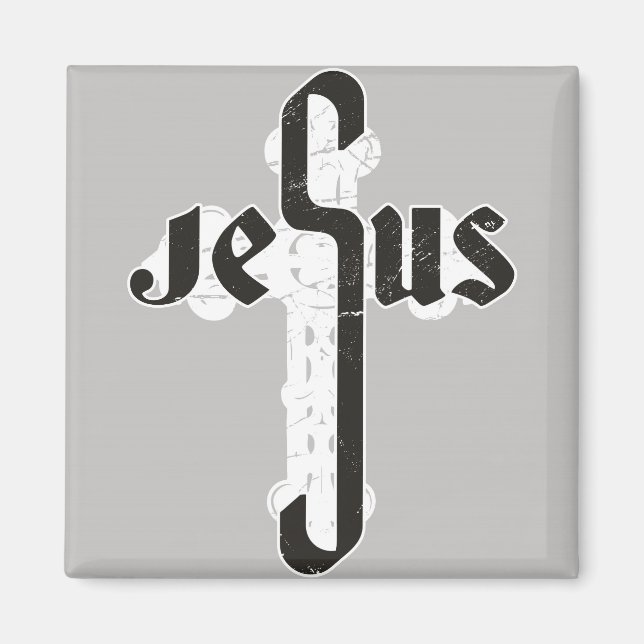 Jesus Cross Magnet (Vorne)