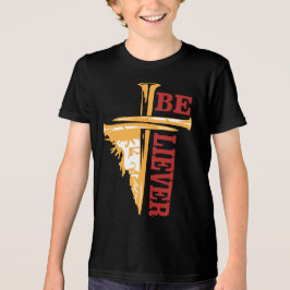 Jesus Cross Nail Design – Powerful Christian Tri-Blend Shirt