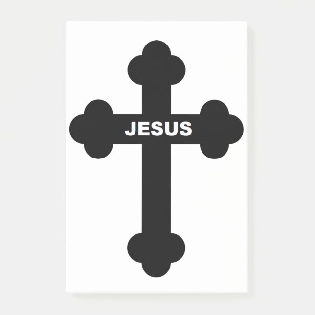 JESUS CROSS POST-IT KLEBEZETTEL (Vorderseite)
