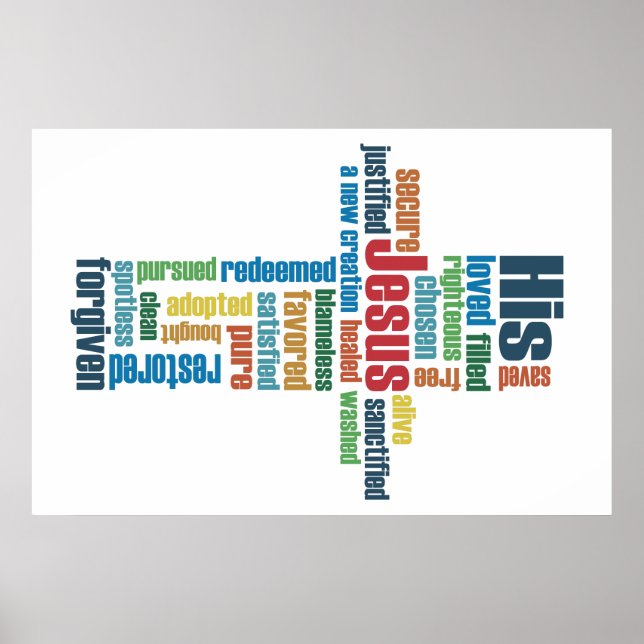 Jesus Cross Poster (Vorne)