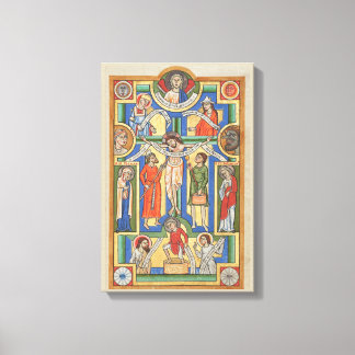 Jesus Cruciated Medieval Beleuchtung Leinwanddruck