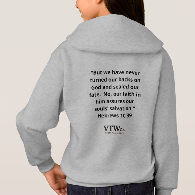 Jésus > Culture Filles Sweat - shirt à capuche (Dos)