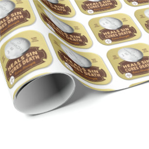 Jesus Cures Pill - Christliche religiöse Glaubensh Geschenkpapier