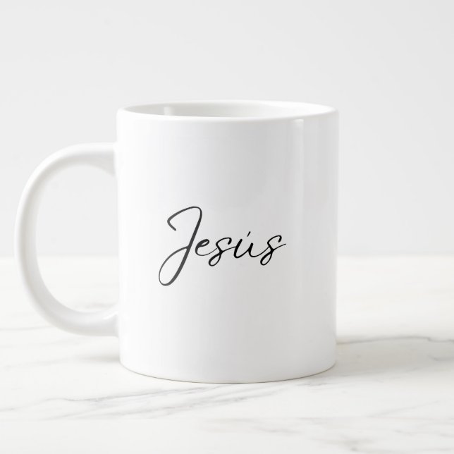 'Jesus' Daily Devotion Quiet Mornings Reflection  Jumbo-Tasse (Links)