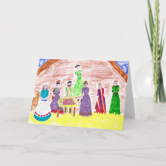 Jésus dans la carte de Noël de Manger