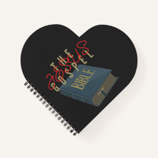 Jesus, das Evangelische Bibelherz geformt Notizbuch