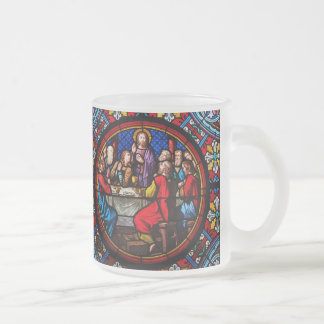 Jesus das letzte Essen mit seinen Jüngern Mattglastasse