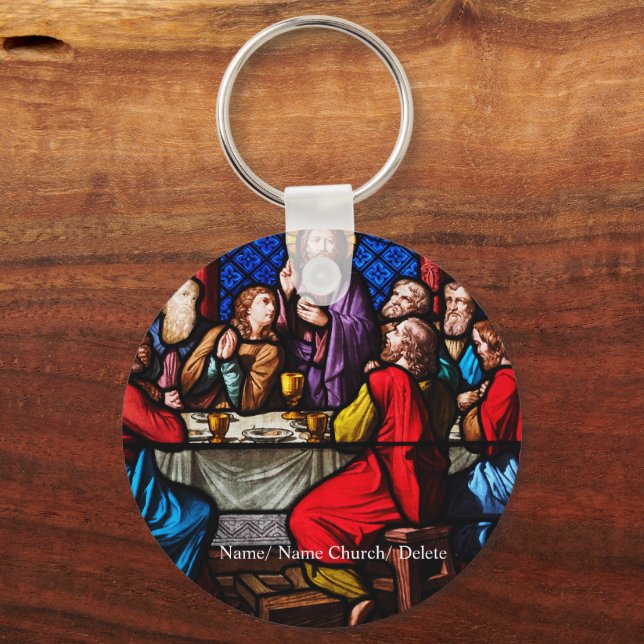 Jesus das letzte Essen mit seinen Jüngern Schlüsselanhänger (Vorderseite)